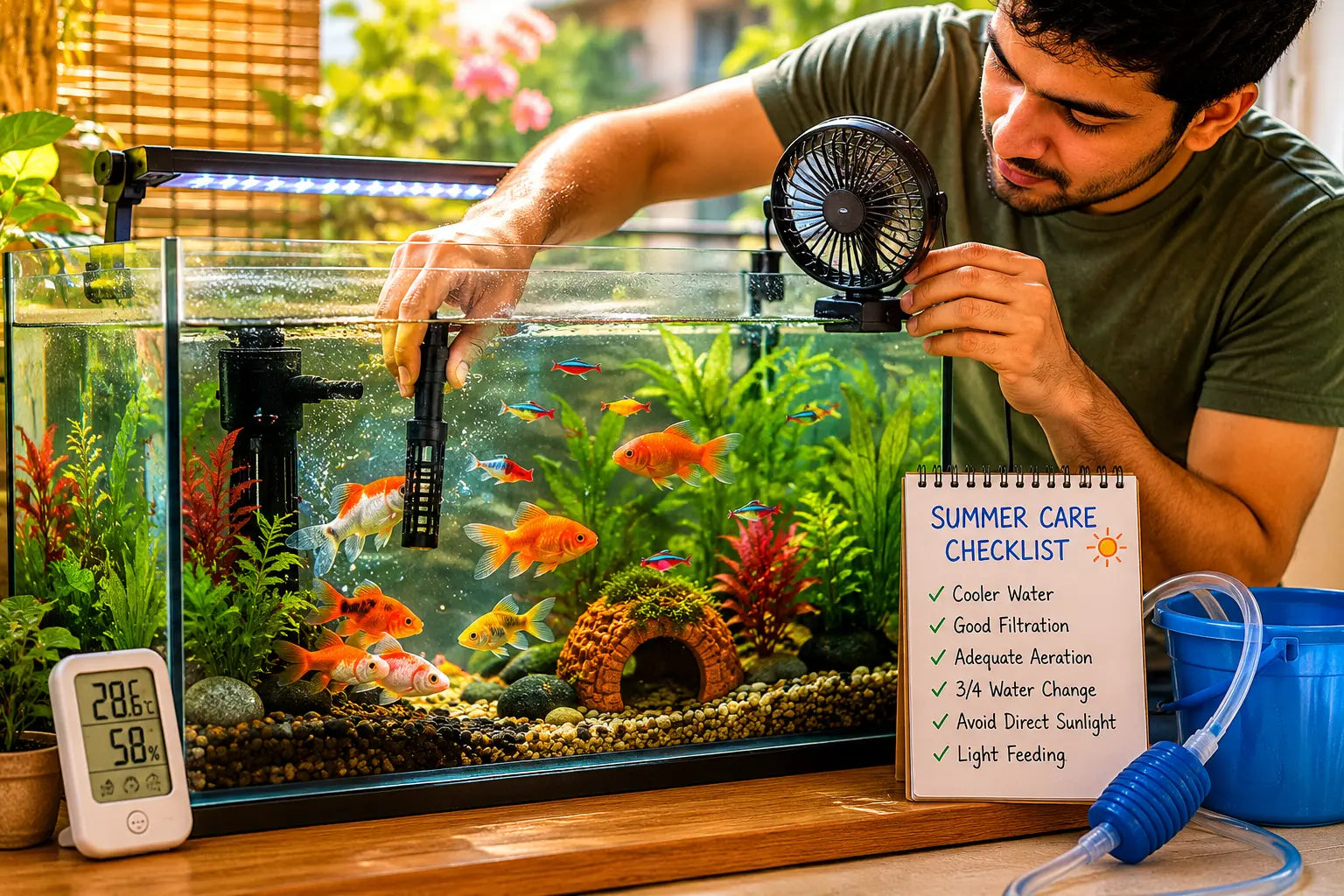 Summer Care for Your Fish Tank