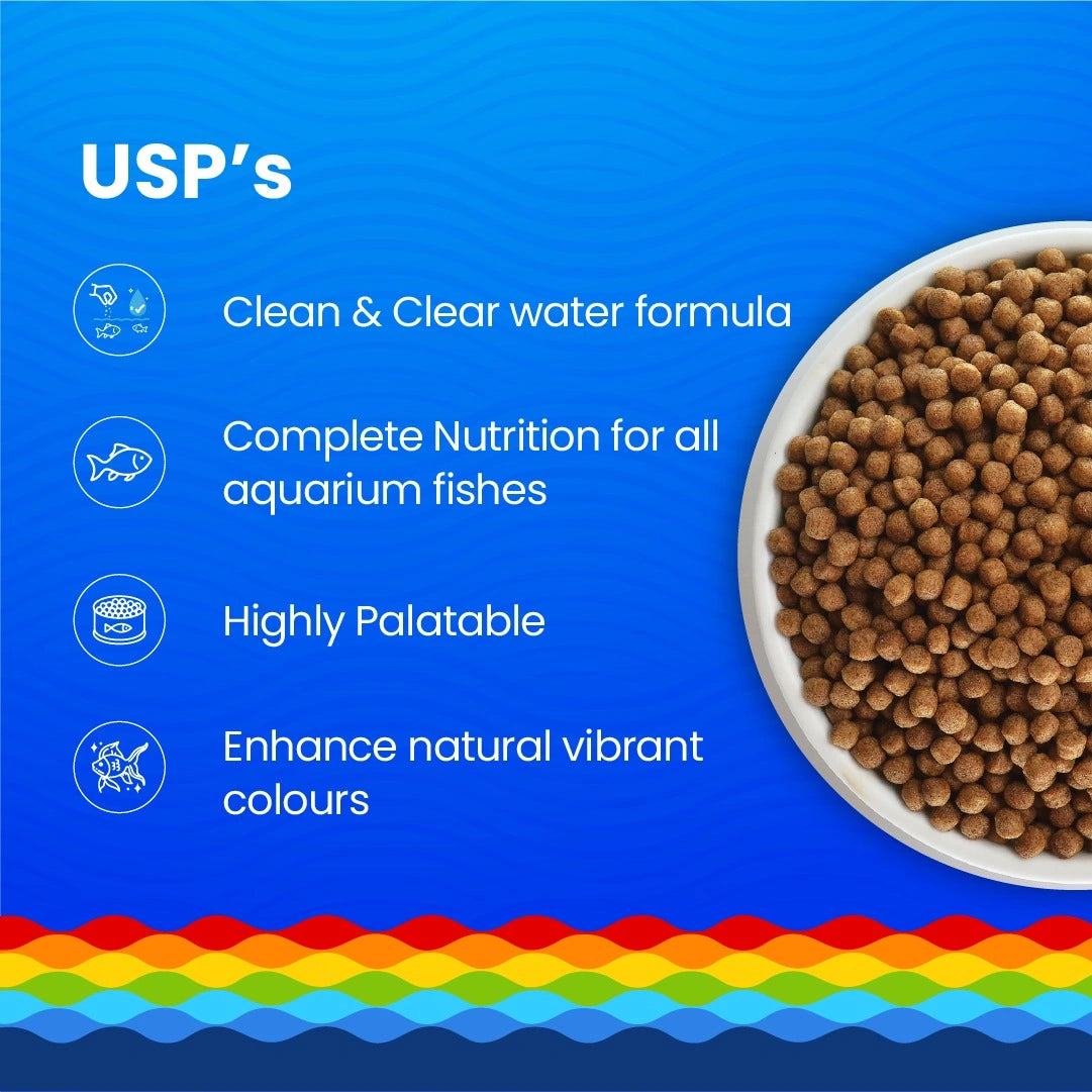 Growel Rainbow Small Floating Pellets | 3.5mm